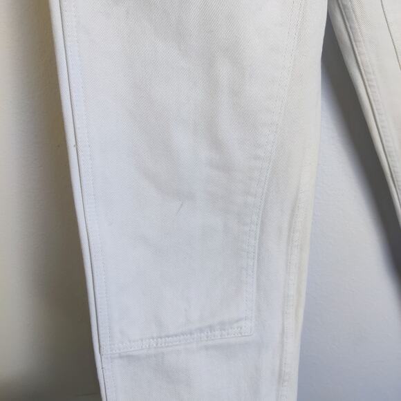 Thrills Free People Workshop Panel Organic Cotton Utility Pants Cream 2 Workwear - Picture 12 of 16